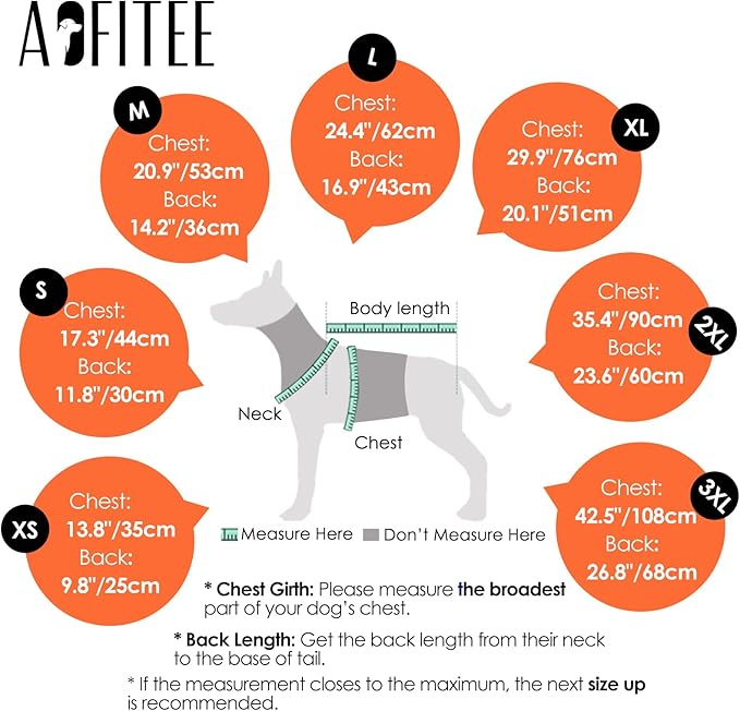 AOFITEE Dog Winter Coat, Dog Coat with Harness Built in, Dogs Jacket for Large Dogs, Reflective Waterproof Pet Puffer Jacket Snowsuit, Warm Fleece Windproof Pet Sweater for Cold Weather, XL