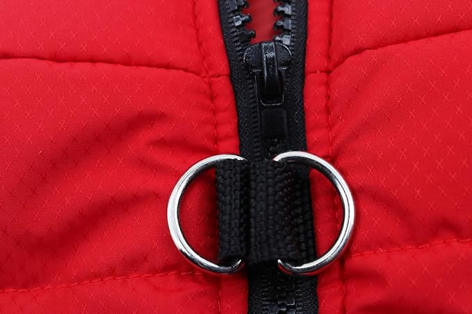 Small Dog Coats Warm Winter Dogs Jacket Pet Jackets Puppy Cold Weather Coat Pet Clothes for Small Dogs, Red, X-Small