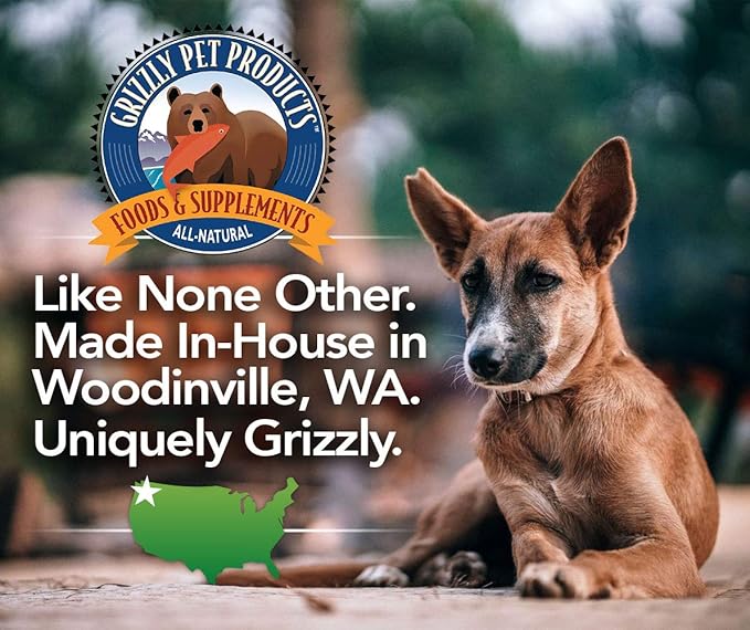 Grizzly Pet Products Algal Plus Omega 3-6-9 Food Supplement for Dogs and Cats, 32 Ounce Bottle