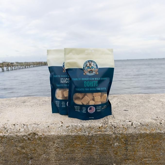 Fish Fillet Dog Treats | Freeze Dried Bonito Fish for Pets | 5oz | Healthy Dog Treat, Single Ingredient, Protein Training Treats