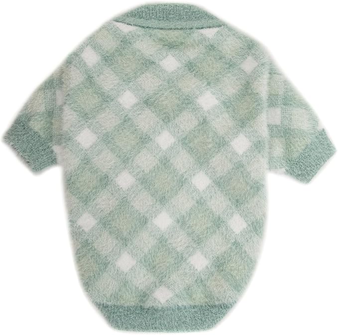 Dog Sweater, Sweaters for Small Dogs, Warm Soft Pet Clothes for Puppy, Medium Large Cat, Dogs Girl or Boy, Dog Shirt for Winter Christmas (Green, Small)