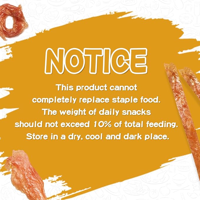PAWUP Chicken Rings Dog Treats, Soft Chicken Jerky, Easy to Eat, High Protein Low Fat Daily Treats for Small Medium Large Dogs, 12.5 oz