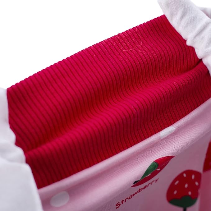 Dog Recovery Suit After Surgery Female Male, Medium Large Dog Neuter Shirt Cone Alternatives Prevent Licking Surgical Onesies (Strawberry, 2XL)