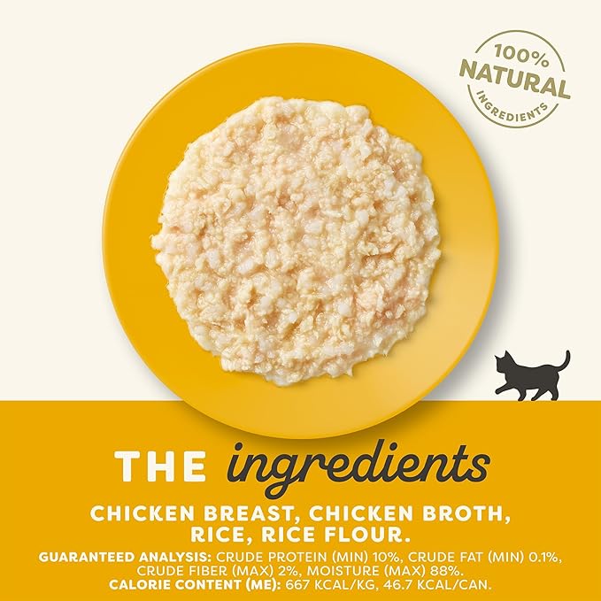 Applaws Natural Wet Kitten Food in Broth, Limited Ingredient Canned Wet Kitten Food, No Additives, Made with Natural Ingredients, Chicken Breast in Broth (24 x 2.47oz Cans)