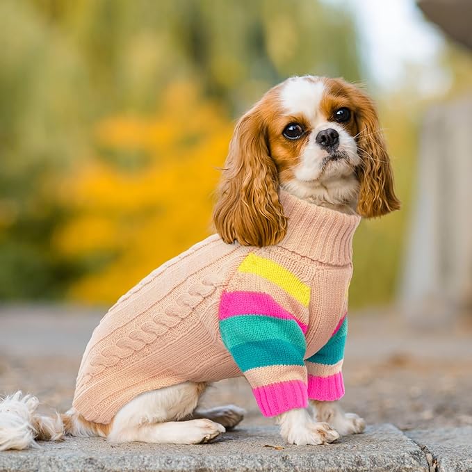 XLarge Dog Sweaters Male Female, Large Dog Sweater Turtleneck Stretchy, XL Dogs Sweaters for Winter Spring Autumn Christmas, Sweater for Extra Large Dogs Collie Pitbull, Pet Knitwear XL