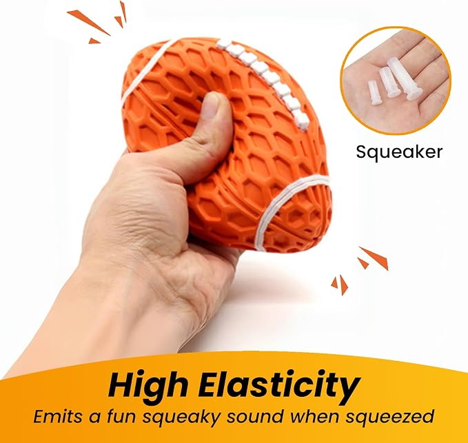 Dog Toy, Interactive Squeaky Dog Ball Toy for Aggressive Chewer