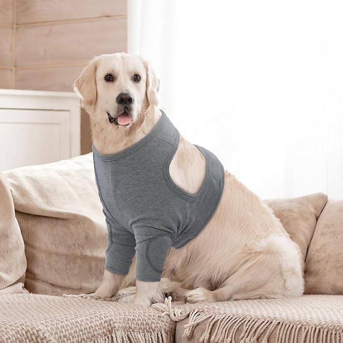 Nanaki Surgery Dog Recovery Suits for Front Legs, Dog Leg Sleeve to Stop Licking, Doggy Anti-Lick Wounds Pants, Pet Wound Cover Protective Sleeves Arm Protector for Injuries & Joint Pain
