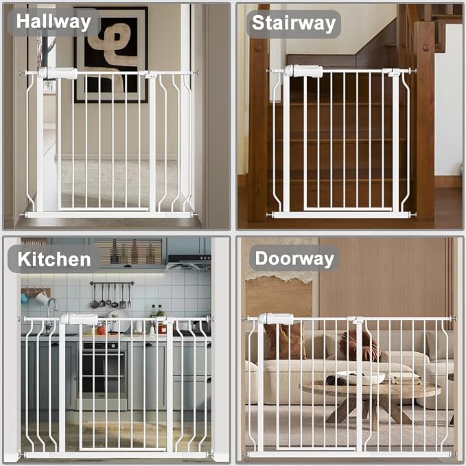 Fairy Baby 27 Inch to 29 Inch Wide Narrow Baby Gates for Small Doorways