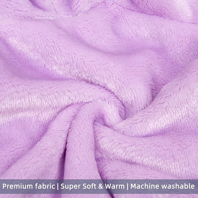 FabriCastle Dog Hoodie Sweater for Small Dogs Boy and Girl, Dog Clothes XS XXS Puppy Sweatshirt, Pet Outfit, Cat Clothing Super Soft Warm Snap On Closure (Light Purple, X-Small)