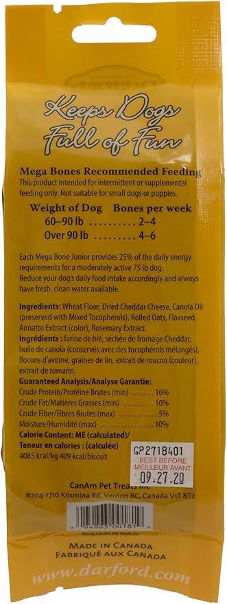 Darford Mega Juniors - Cheez - 3.5 oz - 12 pk