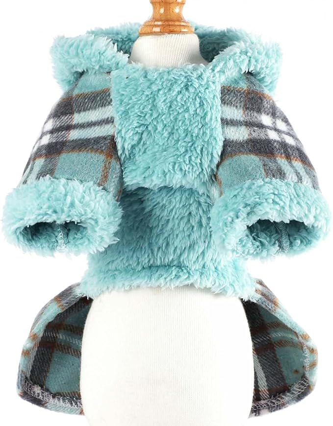 Dog Hoodie Dog Sweater Puppy Clothes for Small Dogs Boy Girl Pet Hoodies for Dogs Cold Weather Doggie Coats Fall Doggy Sweatshirt for Chihuahua Yorkie Cat Sweater Costumes, XXS, Green
