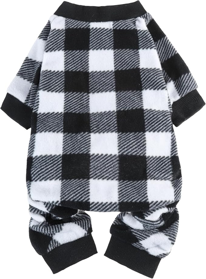SCENEREAL Dog Pajamas for Small to Large Dogs Soft Pet Sweater Clothes Warm Puppy Onesie Outfits for Doggie Winter Christmas - Dog Jammies Pjs