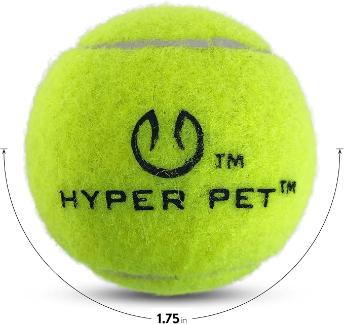Hyper Pet Mini Tennis Balls for Small Dogs, Pack of 12, Interactive Fetch