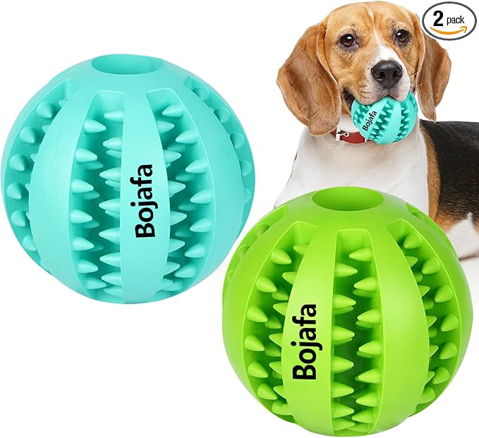 Puppy Chew Toys for Teething: 2Pack Dog Balls for Small Breed