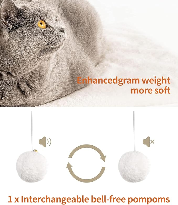 FourFurPets 43.7" Cat Tree, Modern Cat Tree Tower, Cat Tower for Indoor Cats Large Adult, Cat Condo with Scratching Post, Large Perch and Removable Pads, White