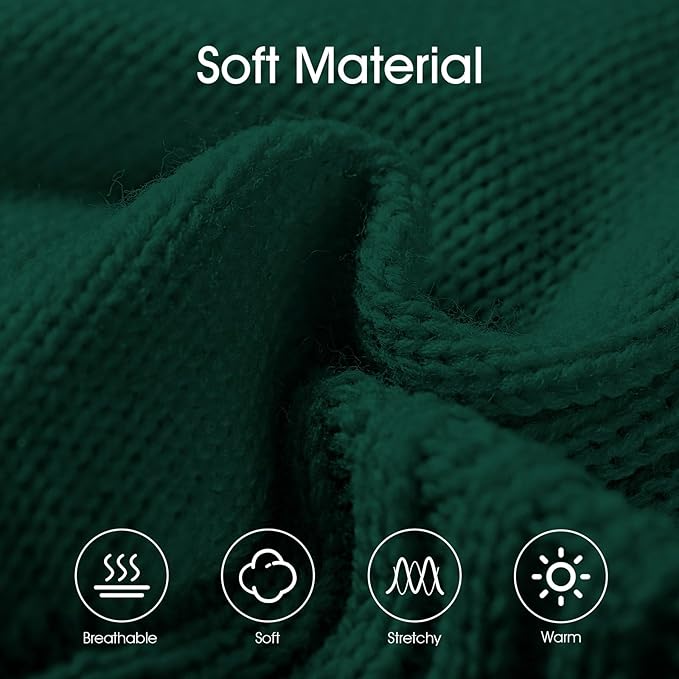 Dog Sweaters for Small Medium Large Dog, Classic Turtleneck Pet Clothes Warm Thermal Doggy Winter Coat, Thick Double Knitting Collar Pullover Cold Weather Puppy Jacket for Indoor & Outdoor Wear