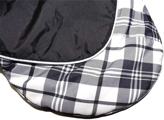 DroolingDog Dog Coats for Small Medium Dogs Winter Jacket Outdoor Stylish Clothes with Nylon Waterproof Material and 100% Polyester Fleece Lining, Black, 3XL