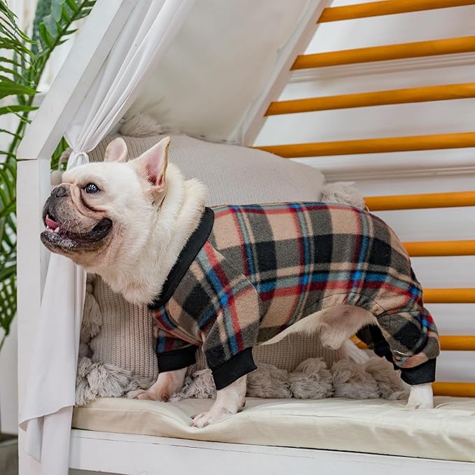 SCENEREAL Dog Pajamas for Large Dogs - Soft & Warm Dogs Sweater, Small to Large Sizes, Puppy Onesie Outfits for Doggie Winter & Christmas
