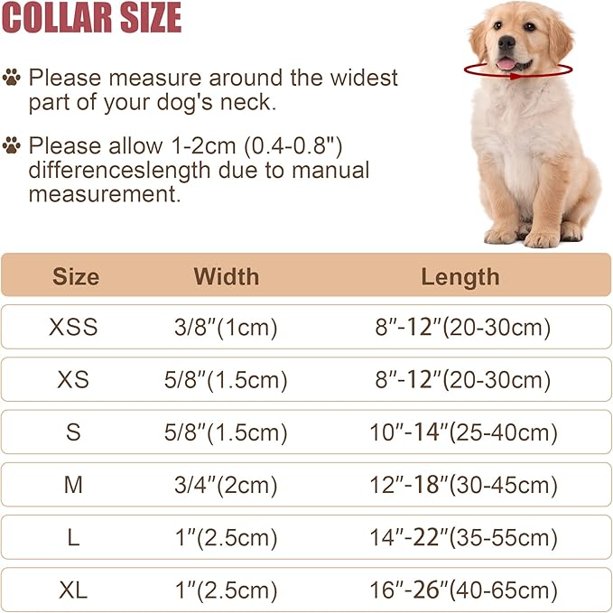Reflective Dog Collar with Buckle Adjustable Safety Nylon Collars for Small Medium Large Dogs, Grey L