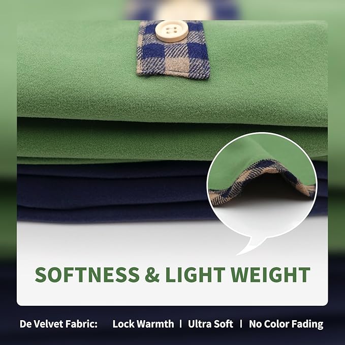 KYEESE 2Pack Dog Shirt Soft Sweatshirt Lightweight Vest Pullover T-Shirt Stretchy Fleece Coats Sleeveless Clothes Sweater for Small Dogs, Navyblue+Green, Medium