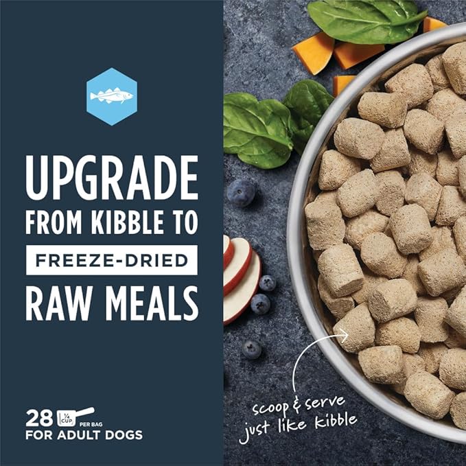 Instinct Freeze Dried Raw Meals, Natural Dry Dog Food, Grain Free - Wild Caught Pollock, 14 oz. Bag