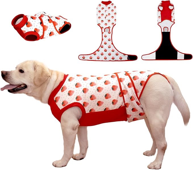 Recovery Suit for Dogs After Surgery - Male and Female Neutering, Spay Surgical Substitute for Cone & E-Collar - Dog Onesie for Abdominal Wounds and Bandages