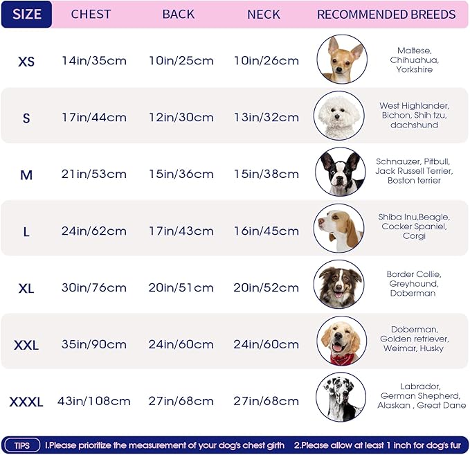 FUAMEY Dog Winter Jackets for Medium Dogs,Dog Coat with Harness Built in,Waterproof Dogs Snowsuits Warm Pet Jacket Zip Up Fleece Cold Weather Coats Reflective Puppy Vest with Pocket Blue M