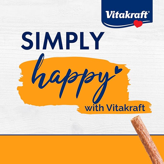 Vitakraft Treaties Dog Treat Sticks - Dog Sticks with 90% Real Chicken & Natural Smoke Flavor - Chewy & Fresh Pet Snacks for On-The-Go (Smoked Chicken, 16 Count)