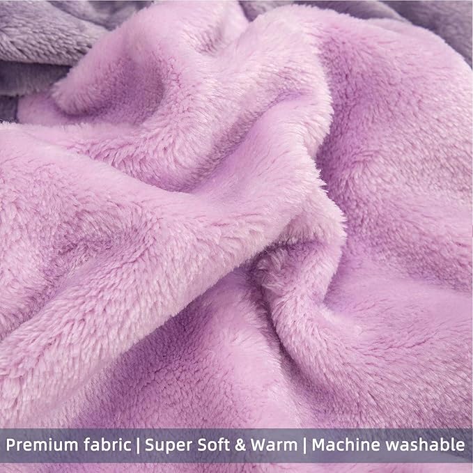 FabriCastle Dog Hoodie Sweater for Small Dogs Boy and Girl, Small Dog Clothes XS XXS Puppy Sweatshirt, Pet Outfit, Cat Clothing Super Soft Warm Snap On Closure (Lavender-Purple, X-Large)