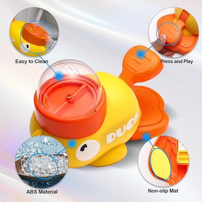 Duck Dog Treat Dispenser Toy, Interactive Slow Feeder Puzzle Toy | Duck design with interactive treat dispensing, slow feeding, and puzzle play to provide mental stimulation and reduce boredom
