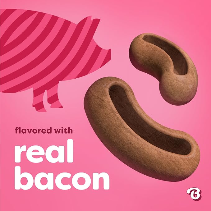 Benebone Tongue Twister & Bacon Treat Pod Refill 2 Pack, Dog Treats, 9 Count