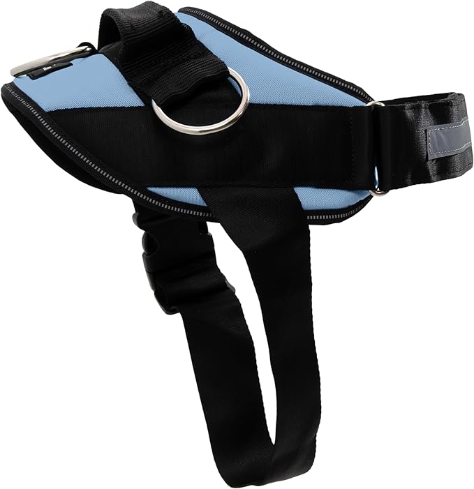 ShawnCo Essential Dog Harness, No-Pull Pet Vest with 3 Leash Clips, No Choke, Reflective, Adjustable and Padded, for Easy Walking and Training for Small, Medium and Large Dogs (Moonglow, M)