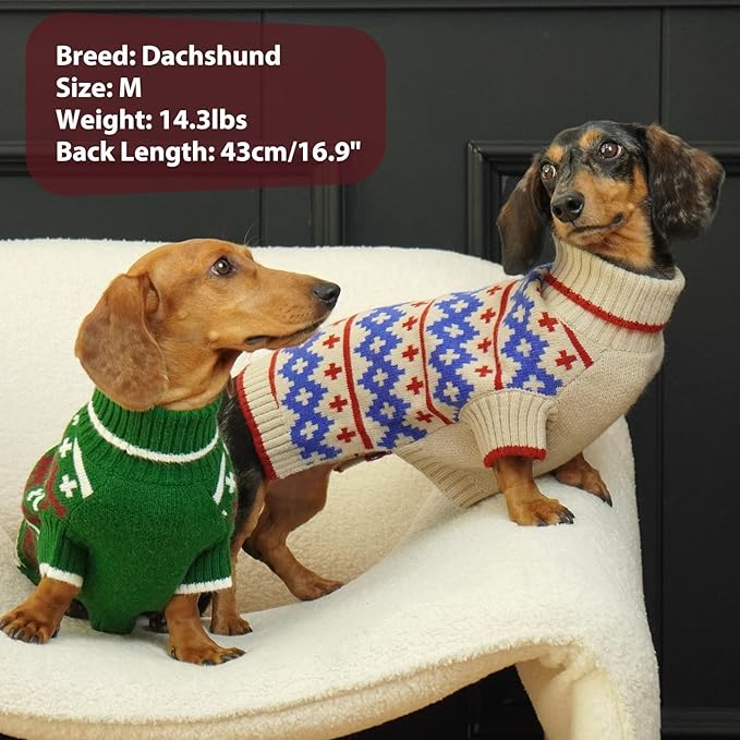 Dog Sweater for Large Dogs, Soft Stretchy Turtleneck Great Dane Sweaters, Dog Christmas Sweater for Better Sleep & Warm Walking on Cold Days, 4XL Dogs Clothes for Fall Winter, Apricot XXXXL