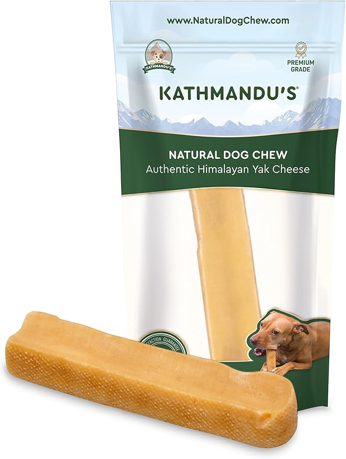 100% Natural Himalayan Yak Cheese for Dogs - XLarge (Pack of 1) - Sourced from Pristine Himalayan Foothill, Rawhide-Free, NO preservatives