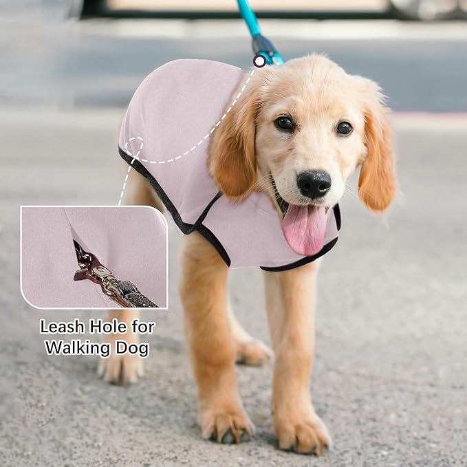 ROZKITCH Dog Winter Coat Soft Pullover Pajamas, Pet Windproof Warm Cold Weather Jacket Vest Cozy Jumpsuit Apparel Outfit Clothes for Small Medium Large Giant Walking Hiking Travel Light 2XS