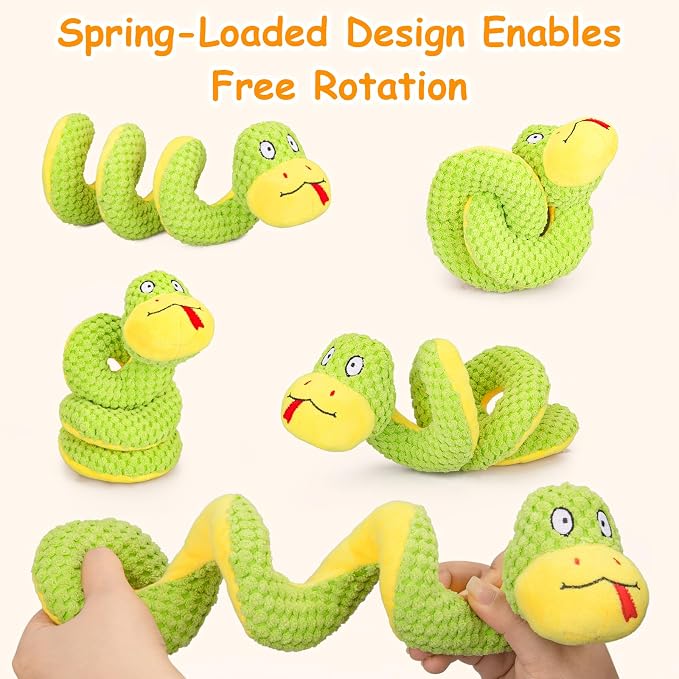 Retro Shaw 14"Snake Cat Toys Catnip Interactive Toy for Indoor Cats Kittens