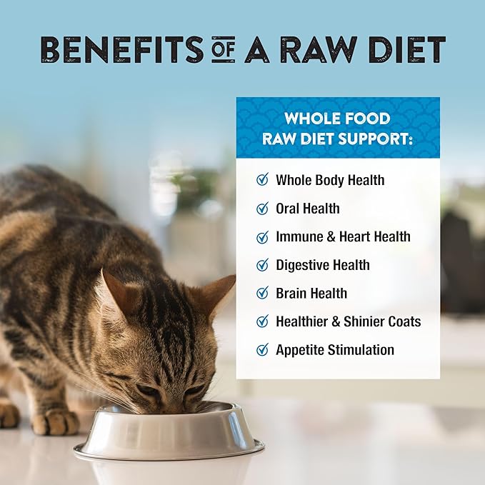 Northwest Naturals Freeze-Dried Turkey Cat & Kitten Food – Bite-Sized Nibbles – Healthy, Limited, Human-Grade Ingredients, All-Natural, High-Protein Raw Diet – Complete & Balanced – 11 oz (Pack of 3)