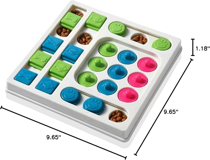 Cat Puzzle Feeder ，Cat Puzzle Toy ，Interactive Slow Feeder Kitten Toys ，Maze Hidden Food Pet Feeder，Toys for Bored Indoor Adult Cats