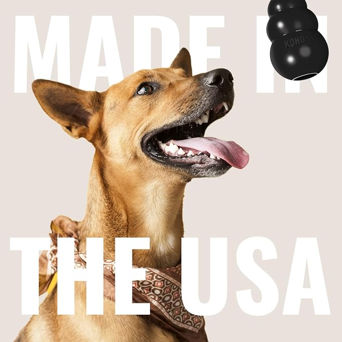 KONG Extreme Dog Toy, Durable Natural Rubber Chew, for Medium Dogs