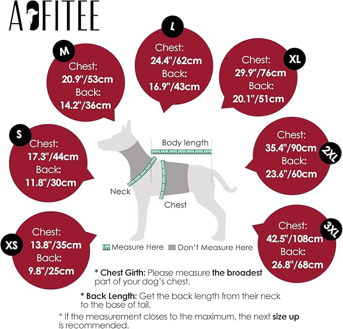 AOFITEE Dog Coat, Dog Christmas Sweater, Dogs Winter Coat with Harness Built in, Reflective Waterproof Pet Jacket with Furry Collar, Pet Snow Suit for Large Dogs, Doberman, Great Dane, XXXL