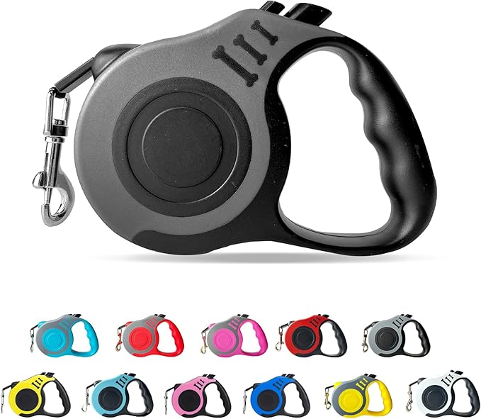 LIEVUIKEN Retractable Dog Leash Automatic Telescopic Tractor Dog Tape, Pet Tape 10/16 FT Durable and Convenient, with Non-Slip Handle, Suitable for Small and Medium-Sized Dogs