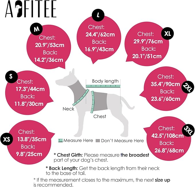 AOFITEE Dog Winter Coat, Waterproof Dog Jacket with Harness Built in, Warm Fleece Dogs Coats for Medium Dogs, Reflective Cozy Thermal Pet Puffer Jacket Snowsuit with Zipper & Furry Collar, Pink M