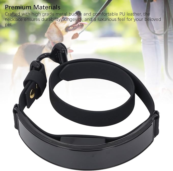 Glowing Collars for Dogs, LED Collar Smart DIY Screen Fashionable Glowing Dog Necklace, Rechargeable Light Up Pet Collar, Ensuring Visibility and Safety for Small Medium Large