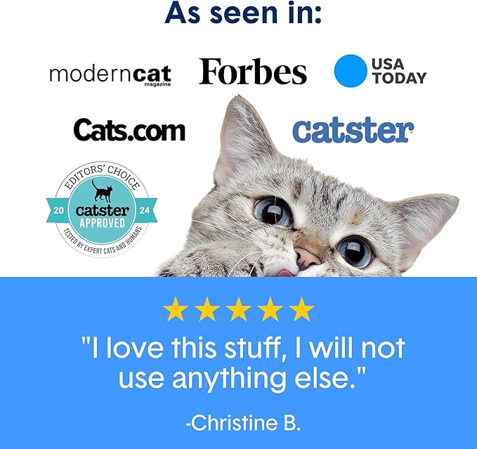 Boxie Probiotic Cat Litter, 40 Day Odor Control, Clumping Clay Kitty Litter, Odor Eliminating Probiotics, Dust-Free, No Fragrances No Fillers, 40 lb