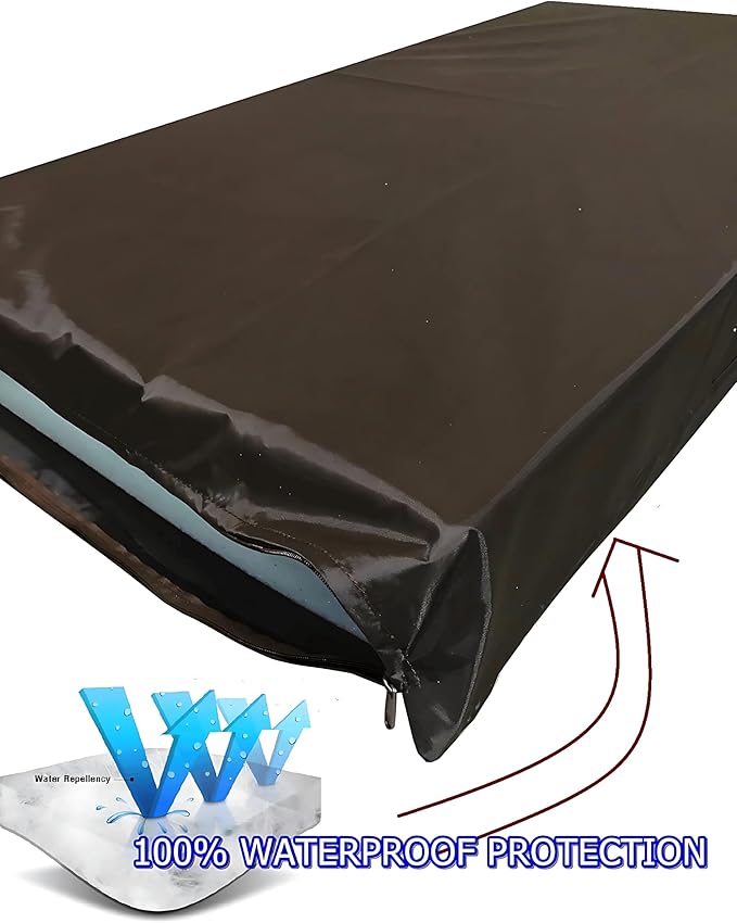 Dogbed4less Orthopedic Dog Bed with Memory Foam for Medium Large Pet, Waterproof Liner, Washable Micro Suede Espresso Cover, 41X27X4 Inch (Fit 42X28 Crate)