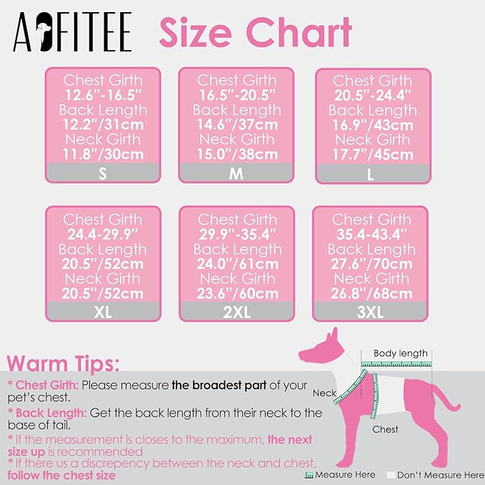 AOFITEE Large Dog Winter Coat, Waterproof Jacket with Harness Hole, Warm Fleece Puffer Jacket for Large Dogs, Reflective Windproof Snowsuit for Dogs, Dachshund, French Bulldog, L