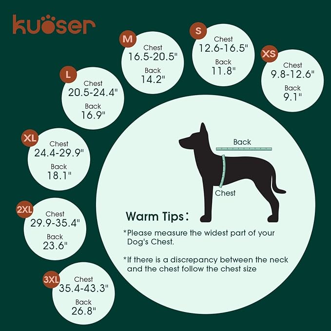 Kuoser Dog Jacket, Winter Dog Coats for Medium Dogs, Reflective Doggie Cold Weather Coats Pet Clothes, Puppy Snow Jacket for Frech Bulldog, Boston Terrier, Pink M