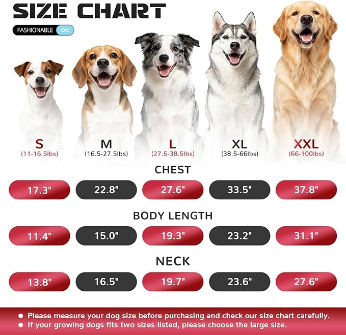 Red Christmas Dog Hoodie Soft Warm Fleece Lined Dog Sweater Hoodie with Leash Hole and Pocket Elastic Xmas Pet Coat Clothes Dogs Sweatshirt for Small Medium Large Size Dogs(Red B,X-Large)