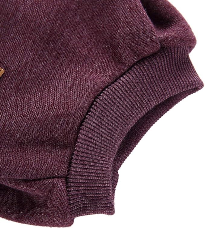 Jecikelon Dog Clothes Dogs Sweater Soft Puppies Clothing Winter Puppy Sweaters Warm Outfit for Dogs Small XXS XS Cat Apparel (Brown, XX-Small)
