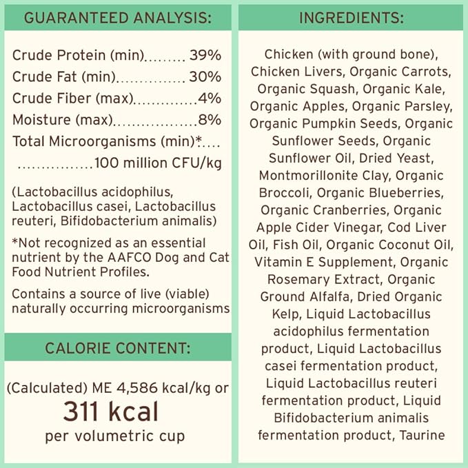 Primal Freeze Dried Dog Food, Pronto Mini Nuggets, Chicken; Scoop & Serve, Complete & Balanced Meal; Also Use As Topper or Treat; Premium, Healthy, Grain Free, High Protein Raw Dog Food (25 oz)